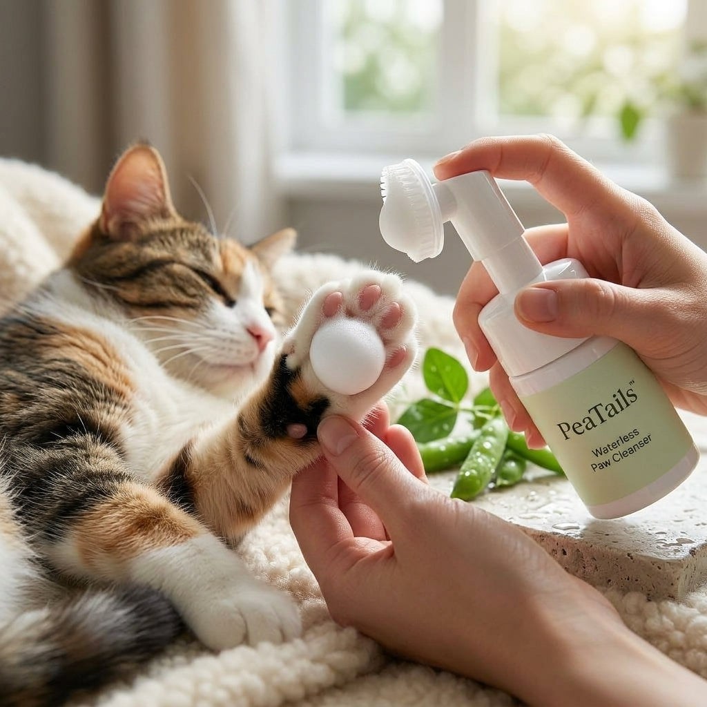 PeaTails™ Waterless Eco-Pea Paw Cleaning Foam